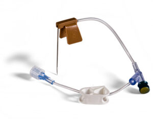 Bard Winged Infusion Set w/ Inj. Site 22g x 3/4"