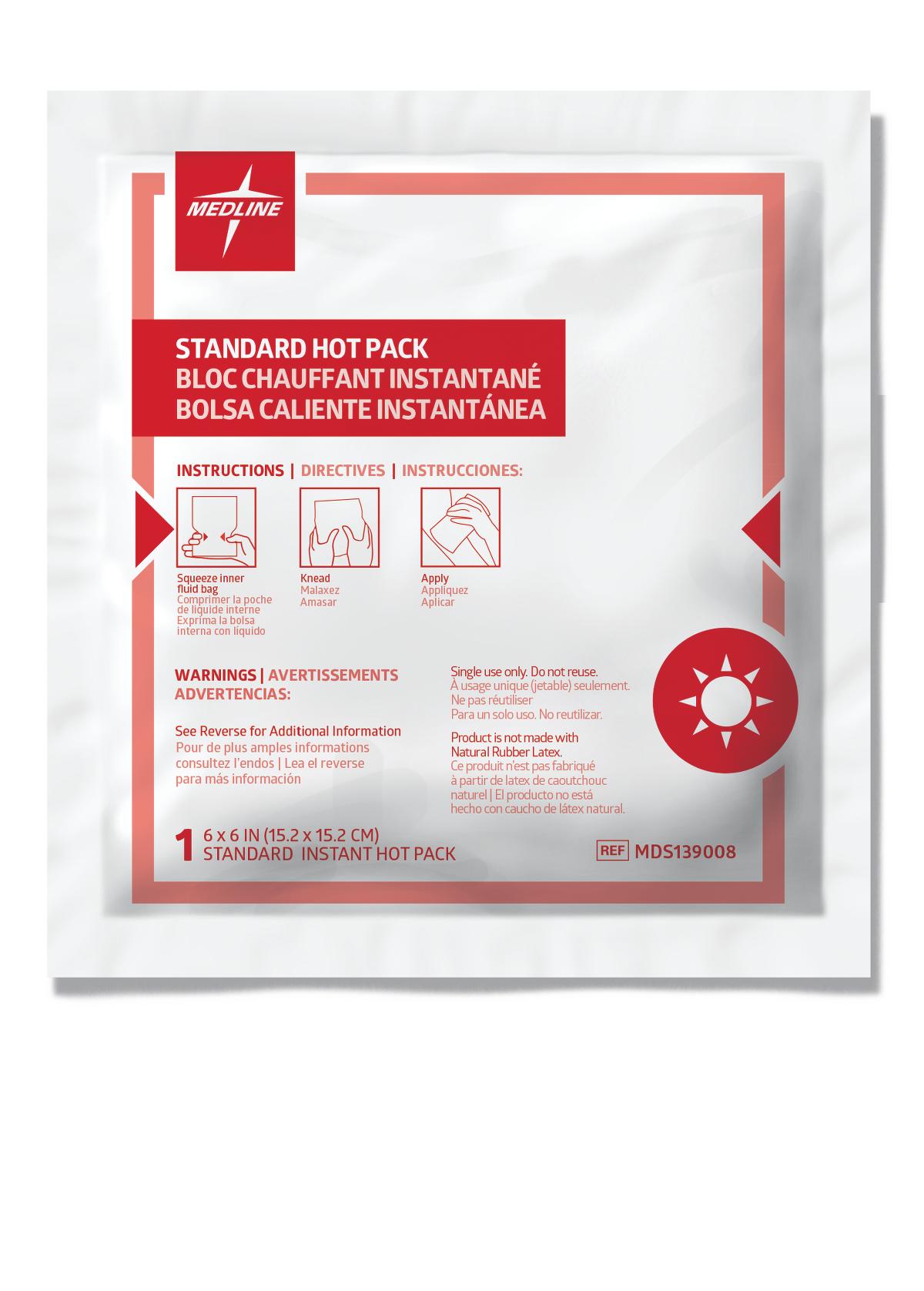 Instant Hot Packs 6×6 Case24 Right Way Medical 