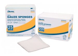 Sponge Gauze 4x4 12 ply Sterile 2/pk