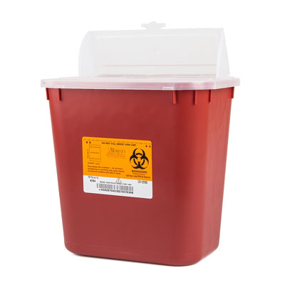 Medegen 2g Red Sharps Container W Lid - Right Way Medical