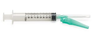 Syringe w/Needle, Safety 21g x 1.5" 10ml.