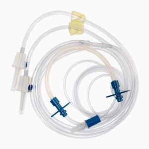Bifurcated Pharmacy Transfer Set 2 Lge. Bore Spiked Leads