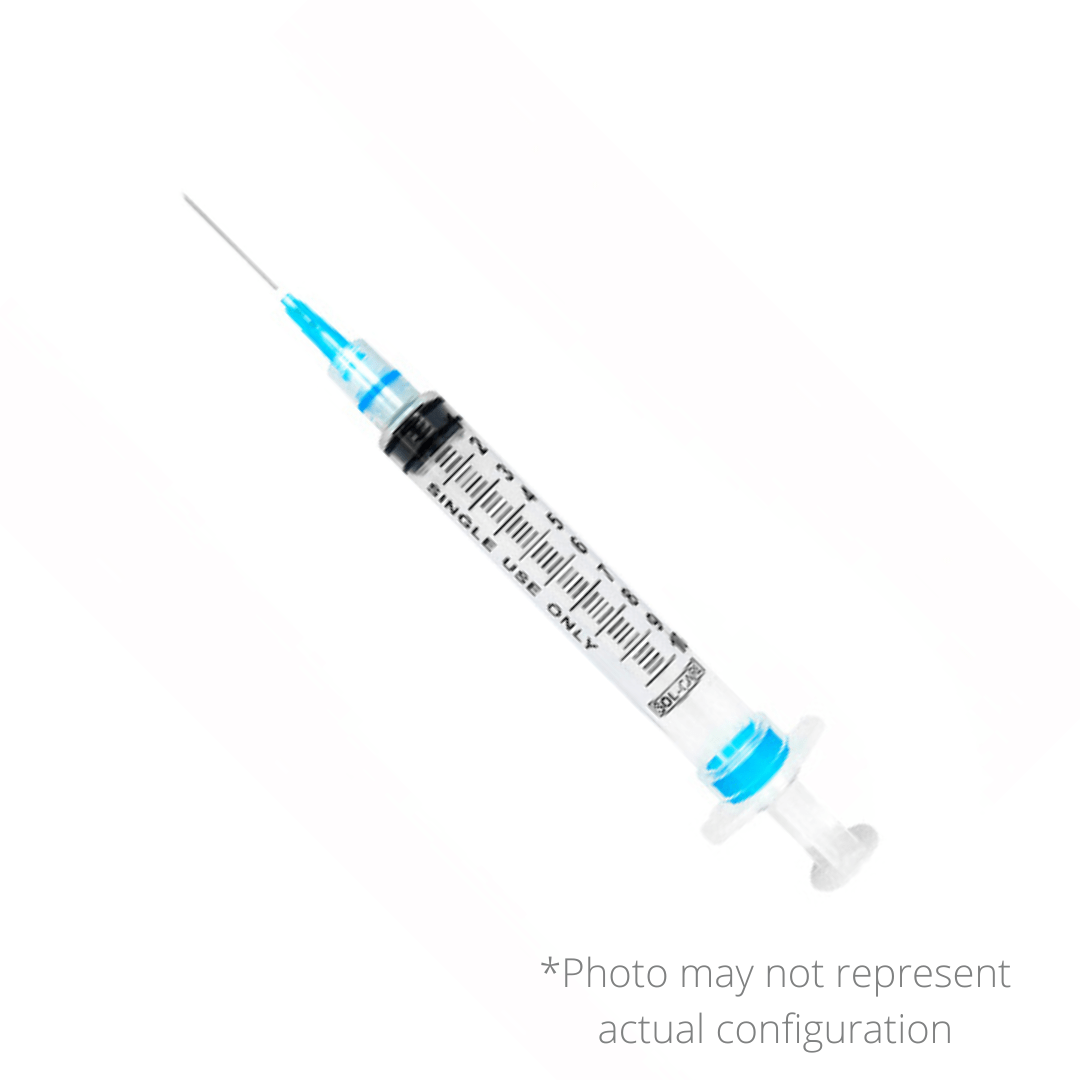 Luer Lock 3cc Syringe with Needle