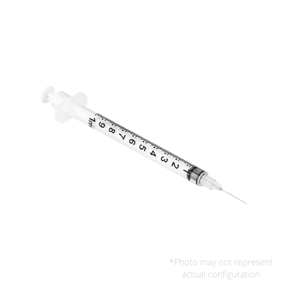 SOL-M 1mL Syringe, Fixed Needle, 25g x 1 - Right Way Medical
