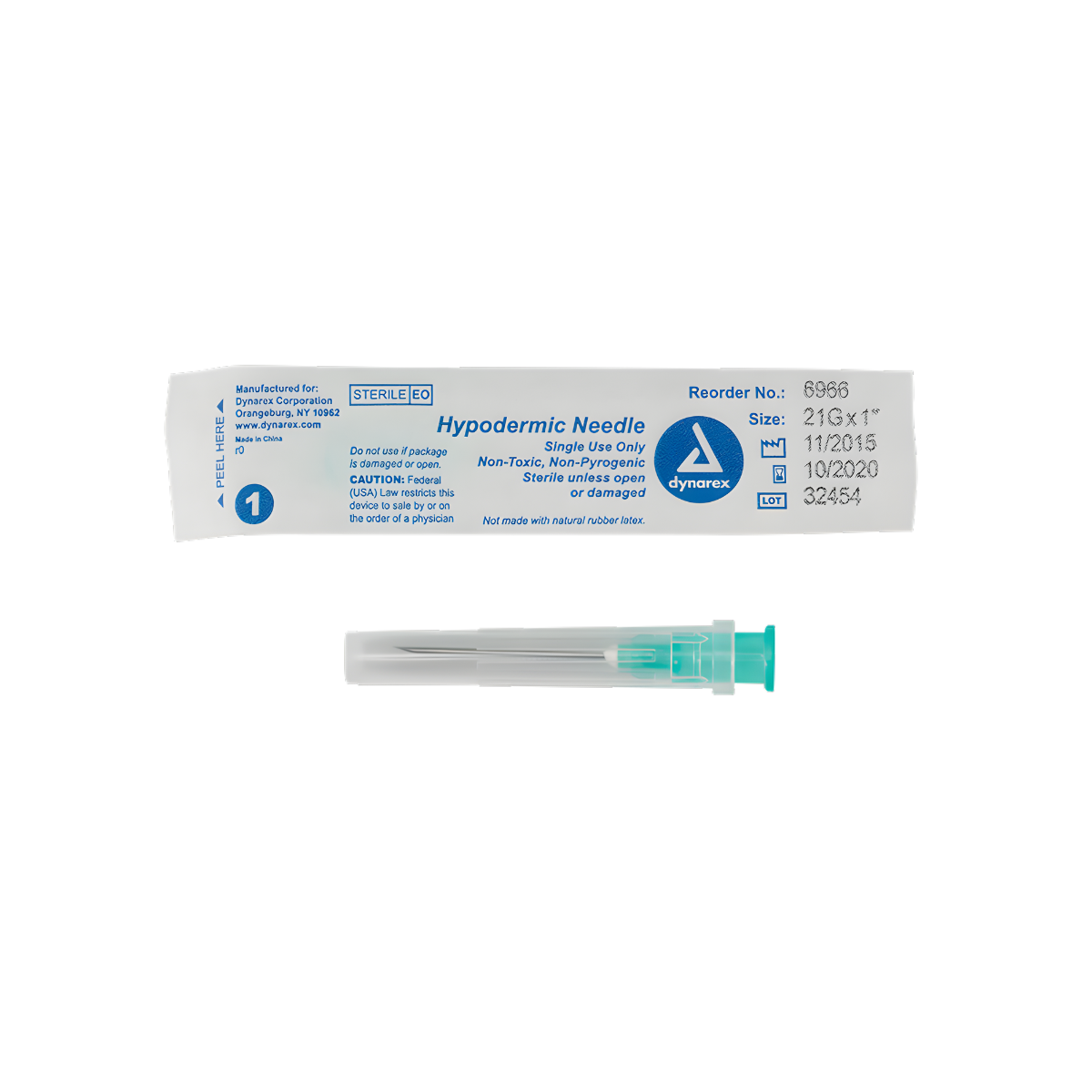 6966 6966 - Hypodermic Needle 21g x 1"