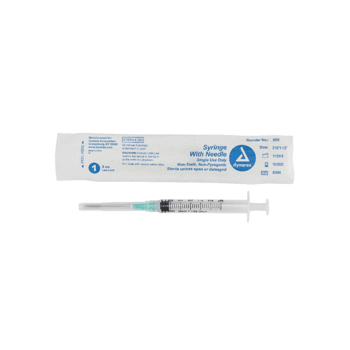 6998 6998 - 3mL Syringe