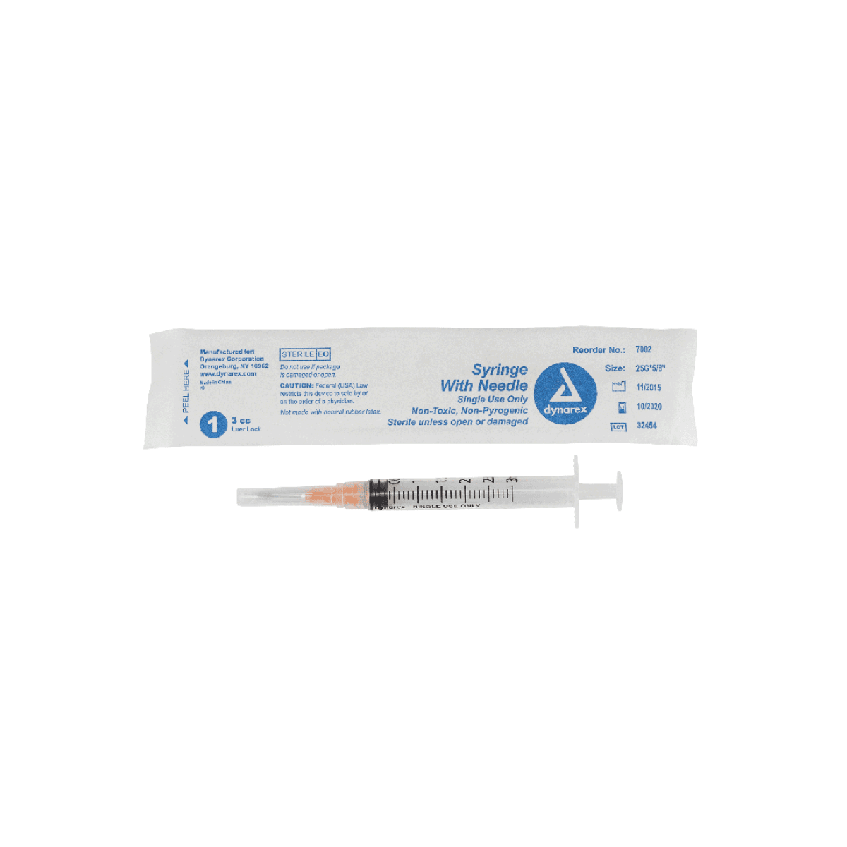 7002 7002 - 3cc Non-Safety Syringe